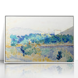 Impressionist Coastal Landscape Wall Art - Cross’ Mediterranean Scene Print