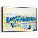 Impressionist Coastal Landscape Wall Art - Cross’ Mediterranean Scene Print