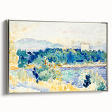 Impressionist Coastal Landscape Wall Art - Cross’ Mediterranean Scene Print