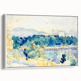 Impressionist Coastal Landscape Wall Art - Cross’ Mediterranean Scene Print