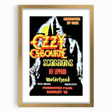 Ozzy Osbourne Monsters of Rock Poster - Retro Heavy Metal Art