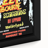 Ozzy Osbourne Monsters of Rock Poster - Retro Heavy Metal Art