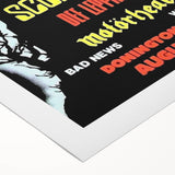 Ozzy Osbourne Monsters of Rock Poster - Retro Heavy Metal Art