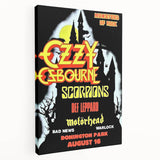 Ozzy Osbourne Monsters of Rock Poster - Retro Heavy Metal Art