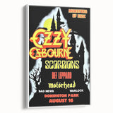 Ozzy Osbourne Monsters of Rock Poster - Retro Heavy Metal Art