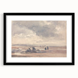 Romanticism Art: On Lancaster Sands at Low Tide Wall Art