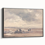 Romanticism Art: On Lancaster Sands at Low Tide Wall Art
