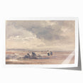 Romanticism Art: On Lancaster Sands at Low Tide Wall Art