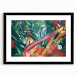 Expressionist Art: The Little Monkey | Vibrant Franz Marc Animal Print