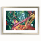 Expressionist Art: The Little Monkey | Vibrant Franz Marc Animal Print