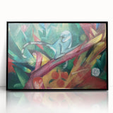 Expressionist Art: The Little Monkey | Vibrant Franz Marc Animal Print