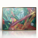 Expressionist Art: The Little Monkey | Vibrant Franz Marc Animal Print