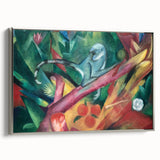 Expressionist Art: The Little Monkey | Vibrant Franz Marc Animal Print
