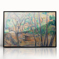 Impressionist Woodland Scene Wall Art - Cézanne's Millstone and Cistern Print