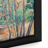 Impressionist Woodland Scene Wall Art - Cézanne's Millstone and Cistern Print
