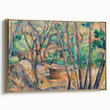 Impressionist Woodland Scene Wall Art - Cézanne's Millstone and Cistern Print