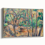 Impressionist Woodland Scene Wall Art - Cézanne's Millstone and Cistern Print
