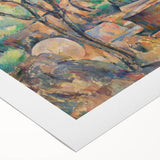 Impressionist Woodland Scene Wall Art - Cézanne's Millstone and Cistern Print