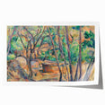 Impressionist Woodland Scene Wall Art - Cézanne's Millstone and Cistern Print