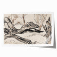 Monochrome Tree Sketch Modern Art - Minimalist Nature-Inspired Decor