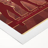 Paramore Concert Poster - Retro Indie Rock Art for Fans