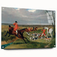 Realism Art Prints: Equestrian Hunting Scene Realism Wall Art Canvas