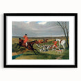 Realism Art Prints: Equestrian Hunting Scene Realism Wall Art Canvas