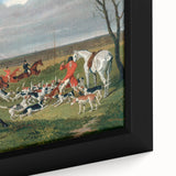 Realism Art Prints: Equestrian Hunting Scene Realism Wall Art Canvas