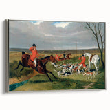 Realism Art Prints: Equestrian Hunting Scene Realism Wall Art Canvas