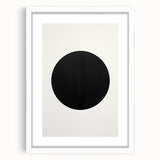 Acrylic Dining Room Artwork – Minimalist Black & White Art