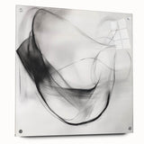 Colorful Abstract Wall Art – Minimal Modern Black and White Canvas