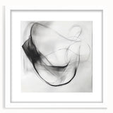 Colorful Abstract Wall Art – Minimal Modern Black and White Canvas