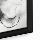 Colorful Abstract Wall Art – Minimal Modern Black and White Canvas