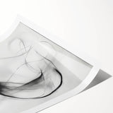 Colorful Abstract Wall Art – Minimal Modern Black and White Canvas