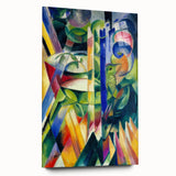 Expressionist Art: The Little Mountain Goats | Vibrant Franz Marc Print