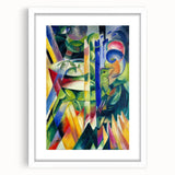 Expressionist Art: The Little Mountain Goats | Vibrant Franz Marc Print