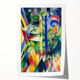 Expressionist Art: The Little Mountain Goats | Vibrant Franz Marc Print