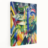 Expressionist Art: The Little Mountain Goats | Vibrant Franz Marc Print