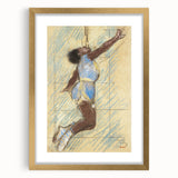 Miss Lala at the Fernando Circus - Impressionism Wall Art Print