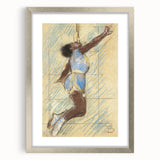 Miss Lala at the Fernando Circus - Impressionism Wall Art Print