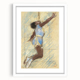 Miss Lala at the Fernando Circus - Impressionism Wall Art Print