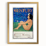 Vintage Summer Wall Art - "The Century" Midsummer Poster by Maxfield Parrish