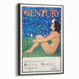 Vintage Summer Wall Art - "The Century" Midsummer Poster by Maxfield Parrish