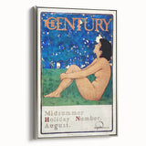 Vintage Summer Wall Art - "The Century" Midsummer Poster by Maxfield Parrish