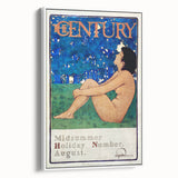 Vintage Summer Wall Art - "The Century" Midsummer Poster by Maxfield Parrish