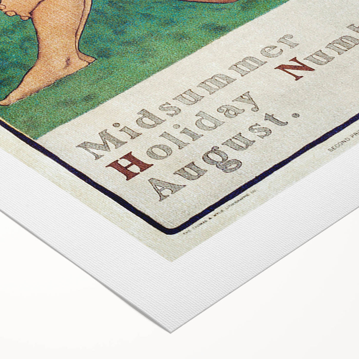 Vintage Summer Wall Art - "The Century" Midsummer Poster by Maxfield Parrish