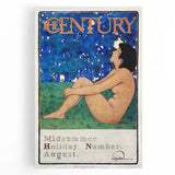 Vintage Summer Wall Art - "The Century" Midsummer Poster by Maxfield Parrish