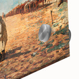 Fine Art Realism: Civil War Camp Scene Realism Art Canvas Print