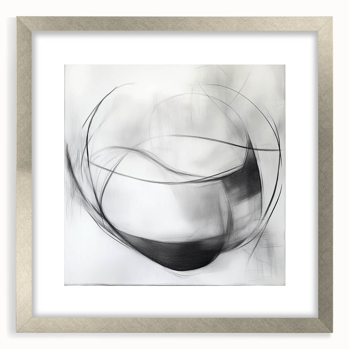 Abstract Art Prints – Minimalist Black and White Modern Wall Decor