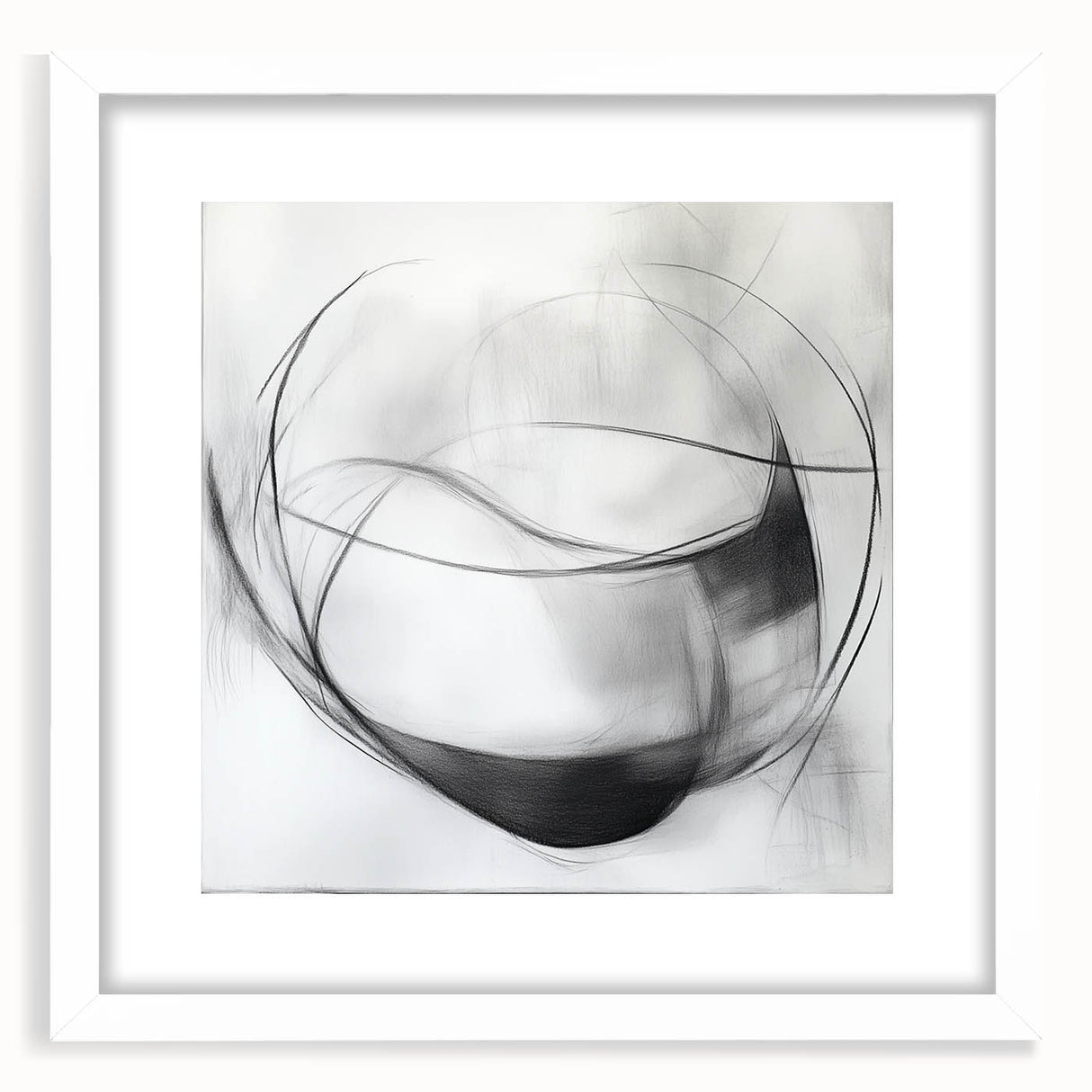 Abstract Art Prints – Minimalist Black and White Modern Wall Decor